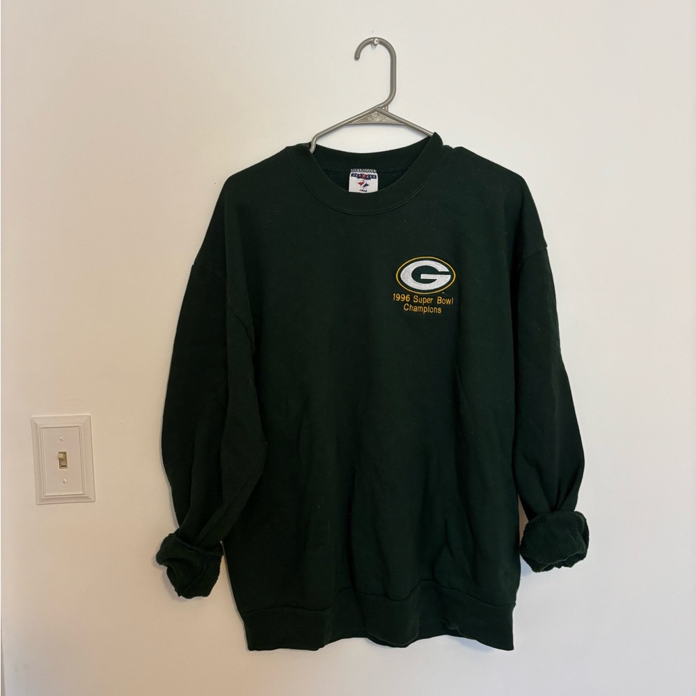 Jerzees Dark Green Crewneck Sweater